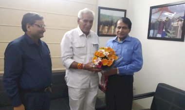 Meeting with prominent leader Shree Suresh prabhu Ji