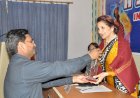 Awarded with  Smt. Sushma Seth, Film and Television actress