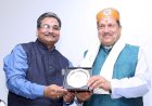 Awarded with  Sh.Indresh Kumar Ji,  Rss Leader