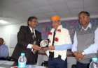 Awarded with Prof. M. L. Kalra, Former Vice Chancellor of Kota University