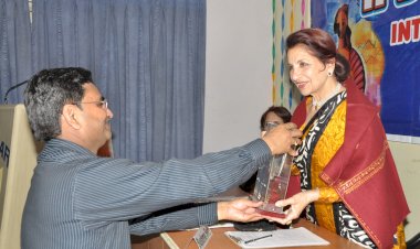 Awarded with  Smt. Sushma Seth, Film and Television actress