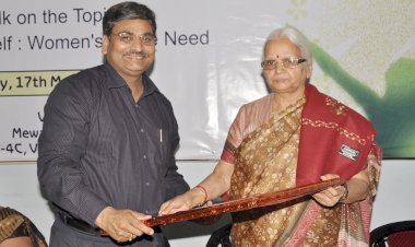 Awarded with  Smt. Mridula Sinha, Ex Governor of Goa