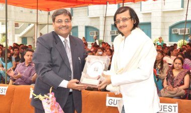 Awarded with  Sh. Kumar Vishu, Bhajan Singer