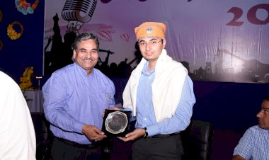 Awarded with Sh. Inderjeet Singh IAS Officer