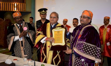 Awarded with Sh. Satya Pal Malik, 13th Governor of Jammu and Kashmir