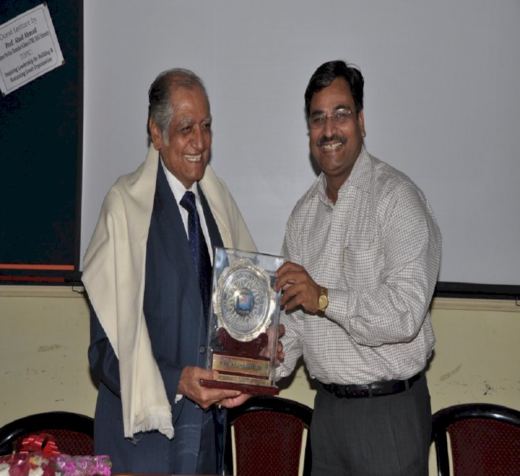 Awarded with Prof. Abad Ahmad,  Ex Pro-Vice Chancellor, Delhi University
