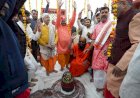 Inauguration of Shiv Mandir at Mewar University, Campus, Chittorgarh.