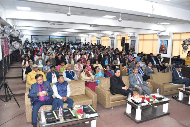 Visit of Dr. J.C Chaudhry, Chairman of Aakash Education Services Ltd. (AESL) at Mewar University Campus (Chittorgarh).