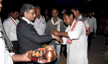 Holika Dahan program organized at Mewar University.