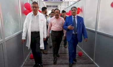 Visit of Former Health and Family Welfare Minister and Member of Parliament Dr. Harsh Vardhan ji at Mewar University.