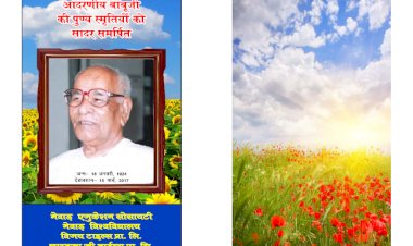 हमारे प्रेरणास्त्रोत बाबूजी