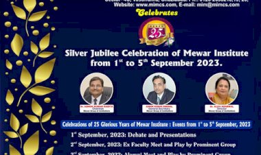 The celebration of the Silver Jubilee Year of an institution is a historic occasion and marks the realization of the dreams and vision of the founders of Mewar Group of Institutions.